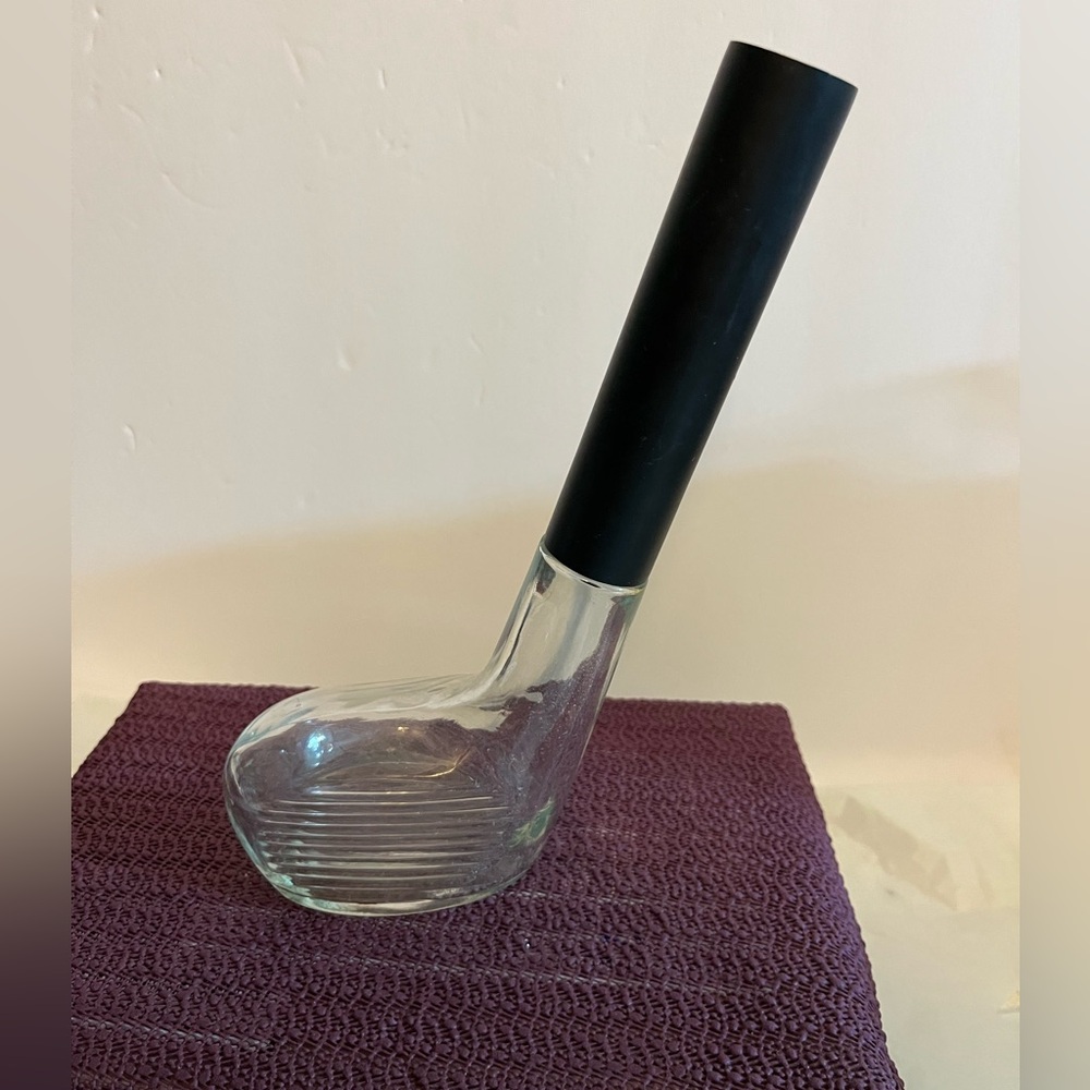 VINTAGE COLLECTABLE MENNEN SKIN BRACER GOLF CLUB BOTTLE